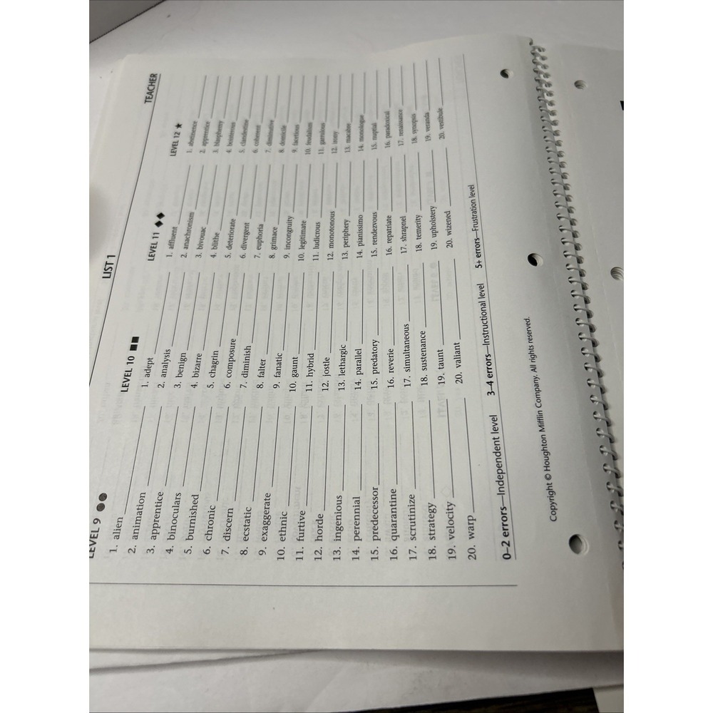 Informal Reading Inventory: Preprimer to Twelfth Grade, Sixth Edition - GOOD - Picture 5 of 8